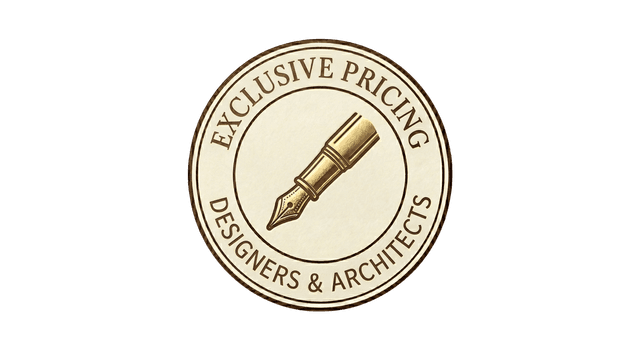 Exclusive Pricing, Designers & Architects
