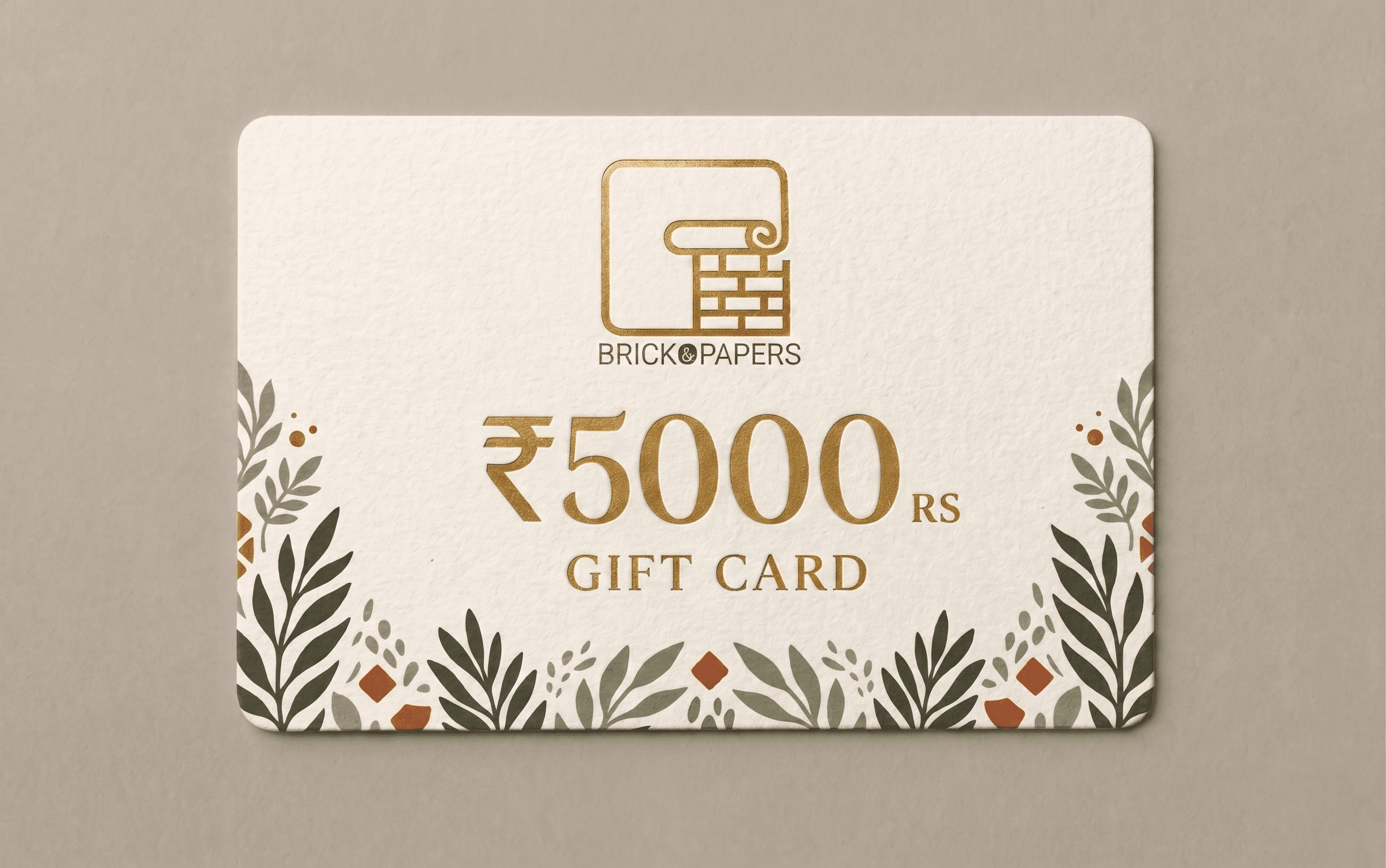 ₹5,000 gift card